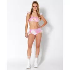 Pink Butterfly Flutter Booty Shorts at Spencer's