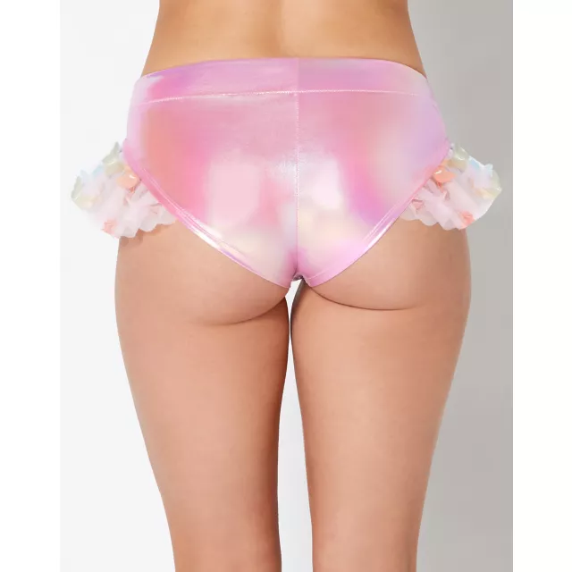 Pink Butterfly Flutter Booty Shorts at Spencer's