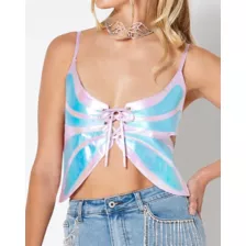 Butterfly Wing Cutout Tank Top at Spencer's