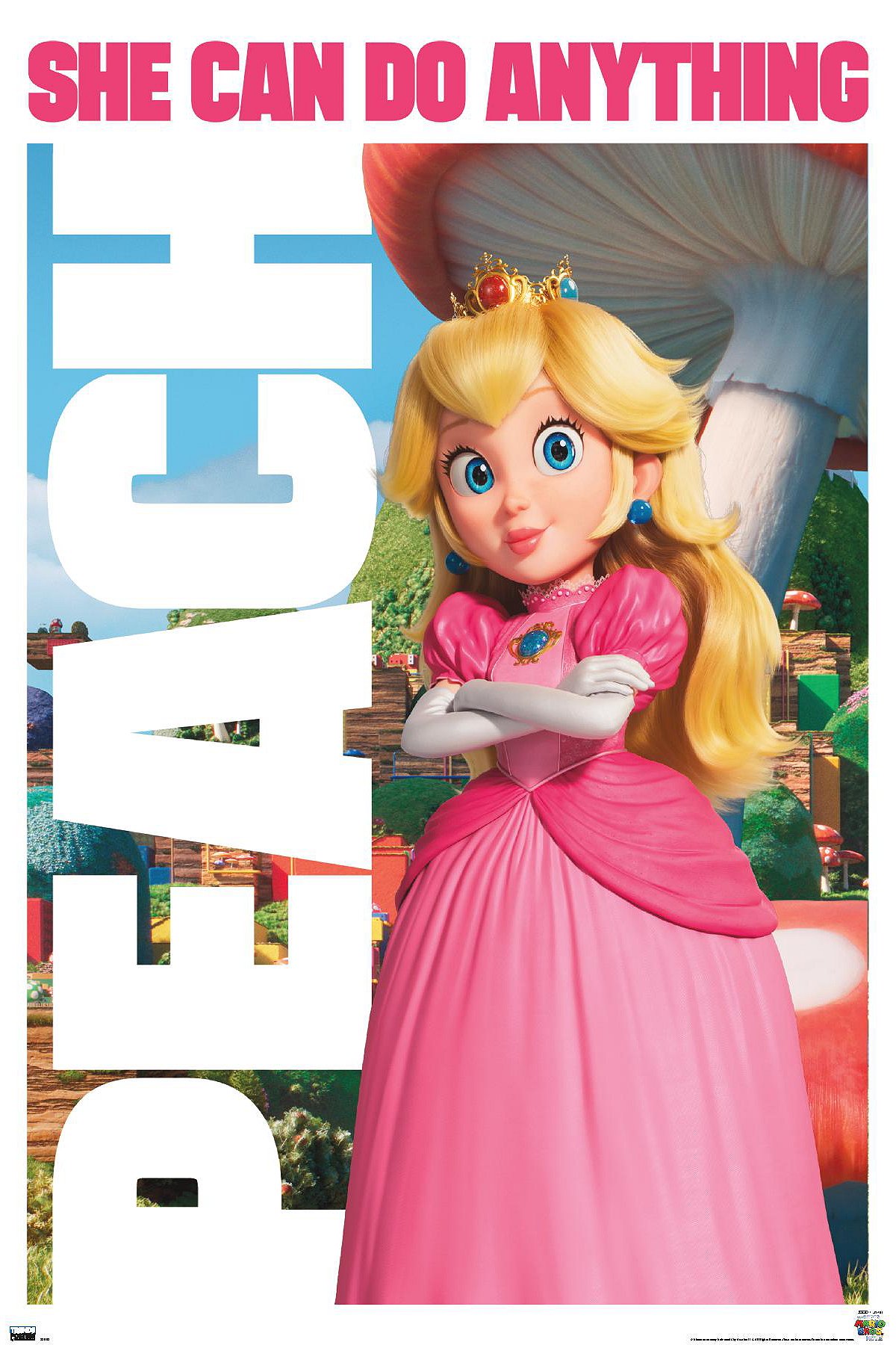 Princess Peach Poster - The Super Mario Bros. Movie