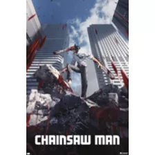 Chainsaw Man Key Art Poster at Spencer's