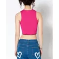 Hot Pink Lettuce Edge Bunny Tank Top - Playboy at Spencer's