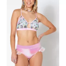 Pastel Mushroom Cutout Bra at Spencer's