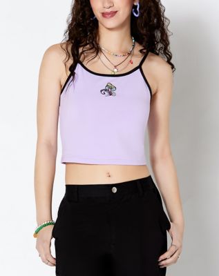 Mushroom Butterfly Halter Tank Top