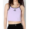 Mushroom Butterfly Halter Tank Top at Spencer's