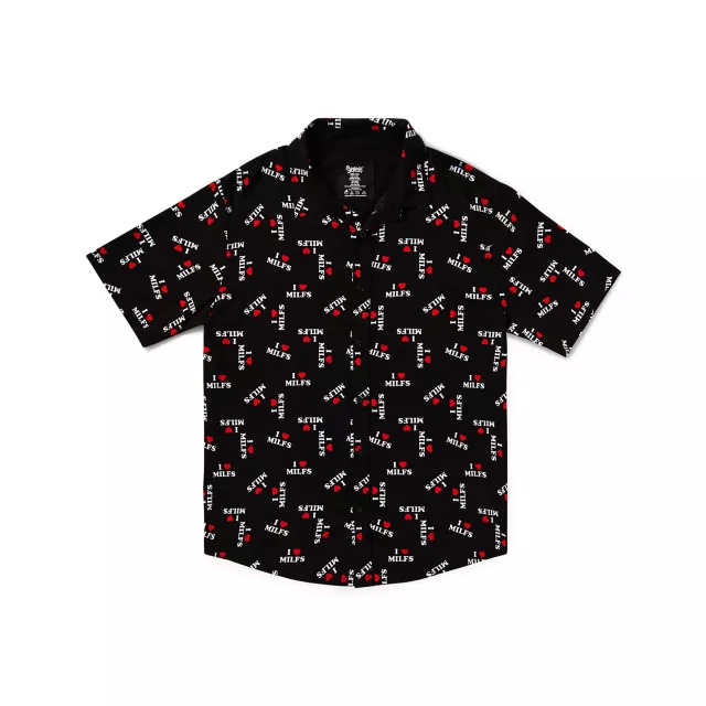 I Heart MILFs Button Down Shirt - Danny Duncan at Spencer's