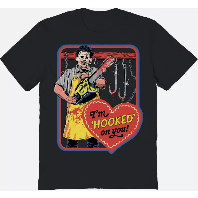 Leatherface Hooked on You T Shirt - Steven Rhodes at Spencer's