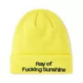 Ray of Fucking Sunshine Cuff Beanie Hat at Spencer's