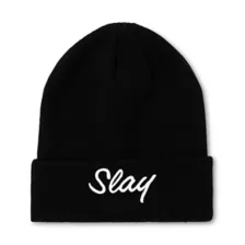 Slay Cuff Beanie Hat at Spencer's