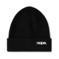 Nope Cuff Beanie Hat at Spencer's