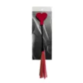 Red Heart Amor Riding Crop and Flogger - Pleasure Bound at Spencer's