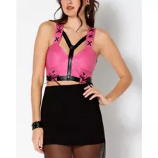 Pink Strappy Built-Up Corset Top at Spencer's