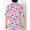 Space Alien Smiley Face Button Down Shirt at Spencer's