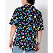 Mushroom Button Down Shirt at Spencer's