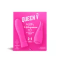Queen V The VIP and The Wingwoman 7-Function Rechargeable 2 in 1 Vibrator - 5.3 Inch at Spencer's