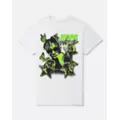 White and Green Juice WRLD Stars T Shirt - Juice WRLD at Spencer's