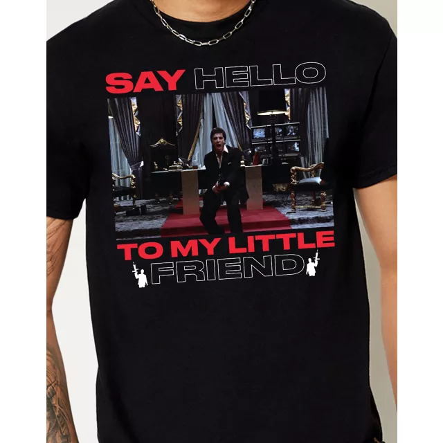 Say Hello To My Little Friend T Shirt - Scarface at Spencer's