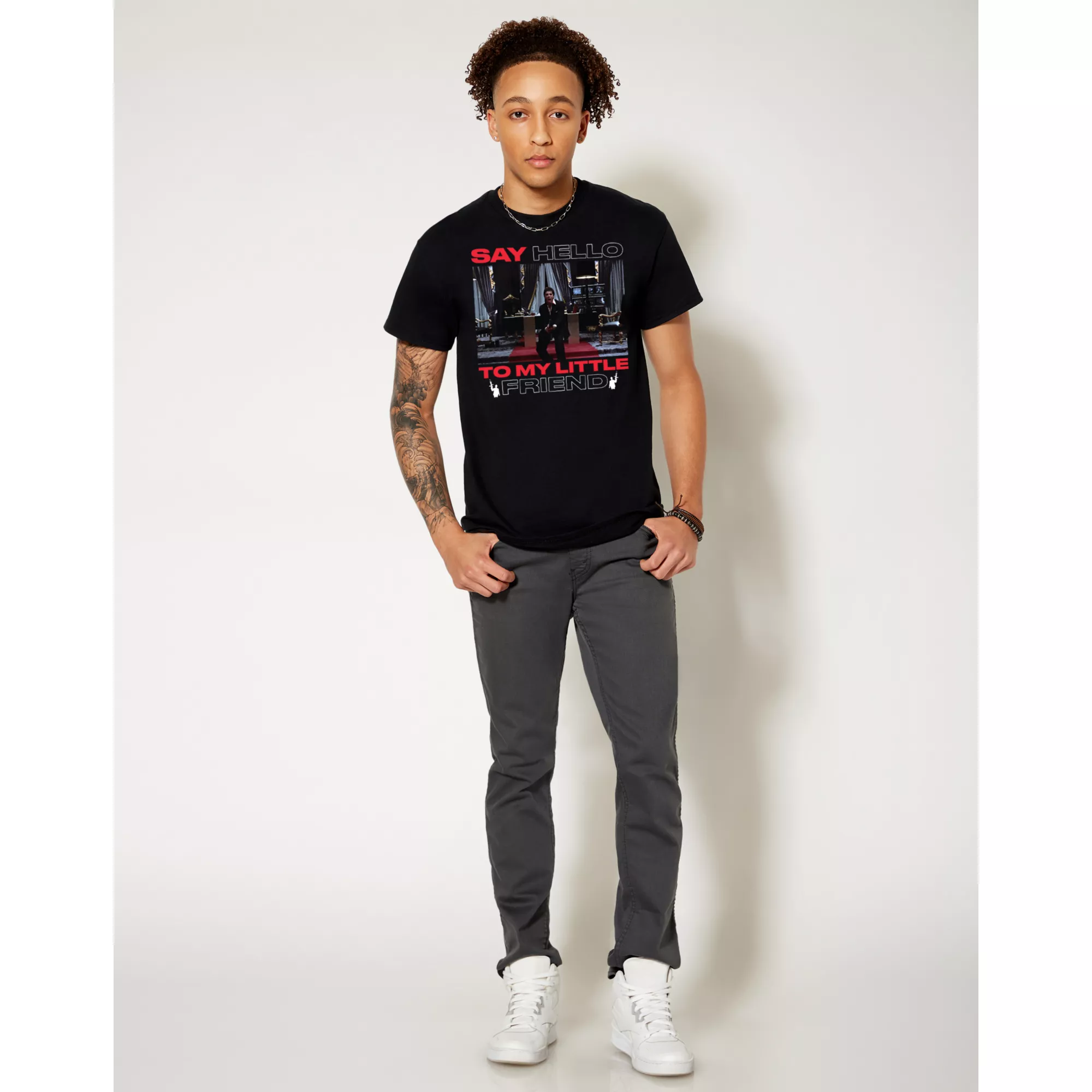 Say Hello To My Little Friend T Shirt - Scarface at Spencer's