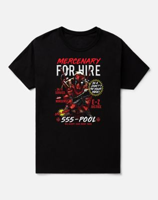 Mercenary for Hire T Shirt - Deadpool