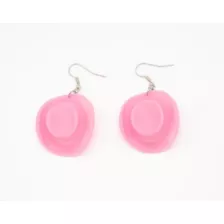 Pink Cowgirl Hat Dangle Earrings at Spencer's