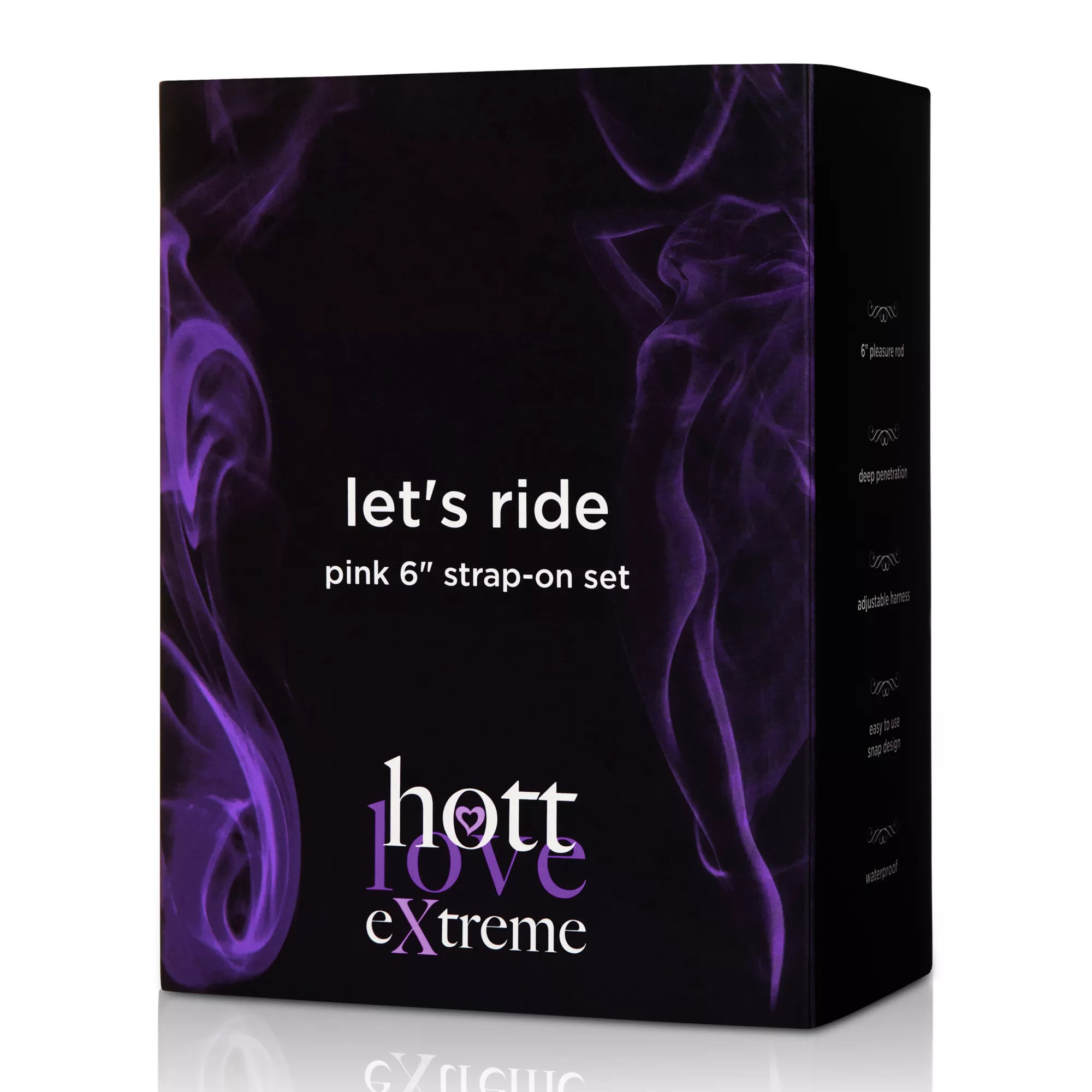 Let's Ride Pink Strap-On Dildo Set 6 Inch - Hott Love Extreme at Spencer's