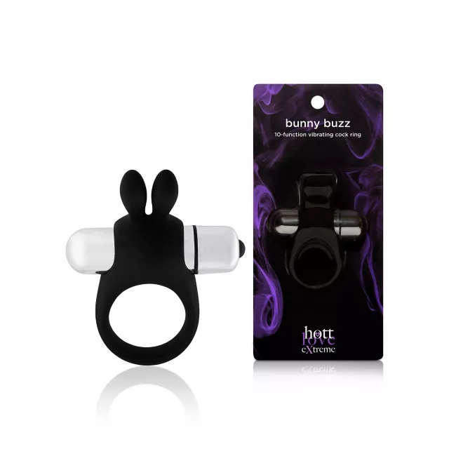 Bunny Buzz 10-Function Vibrating Cock Ring - Hott Love Extreme at Spencer's