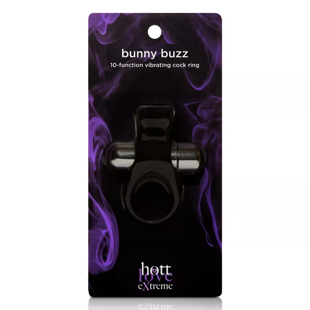 Bunny Buzz 10-Function Vibrating Cock Ring - Hott Love Extreme at Spencer's