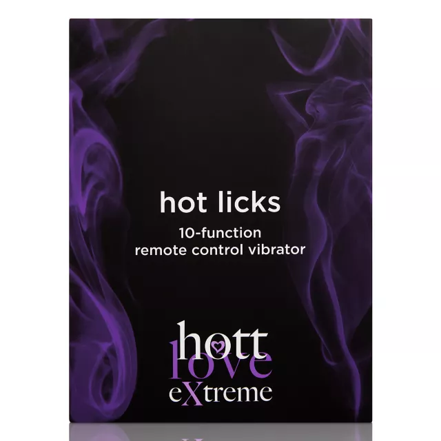 Hot Licks 10-Function Remote Control Vibrator - Hott Love Extreme at Spencer's