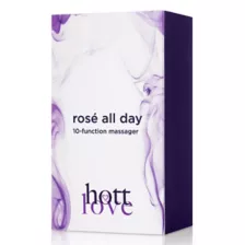 Rosé All Day 10-Function Rechargeable Clitoral Massager 2.6 Inch - Hott Love at Spencer's