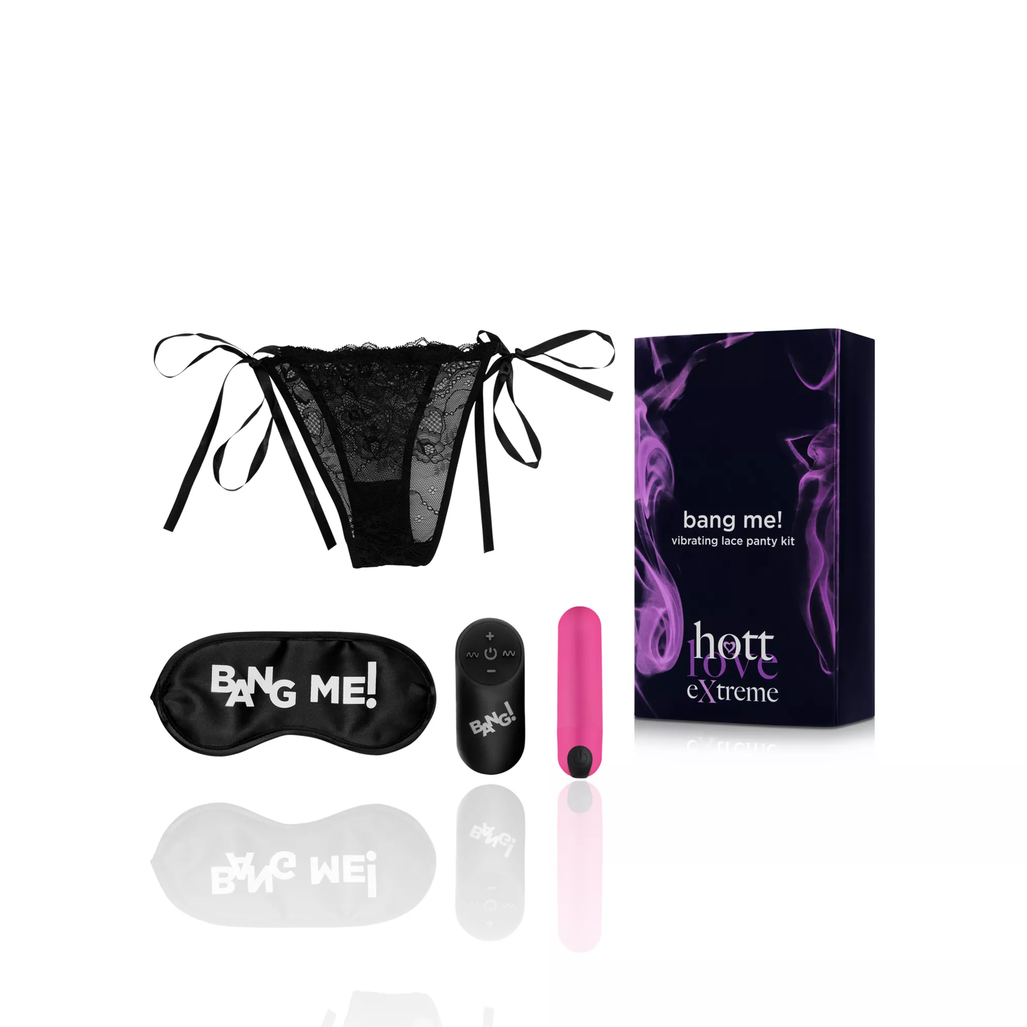 Bang Me! Vibrating Panties and Blindfold Kit 3.0 at Spencer's