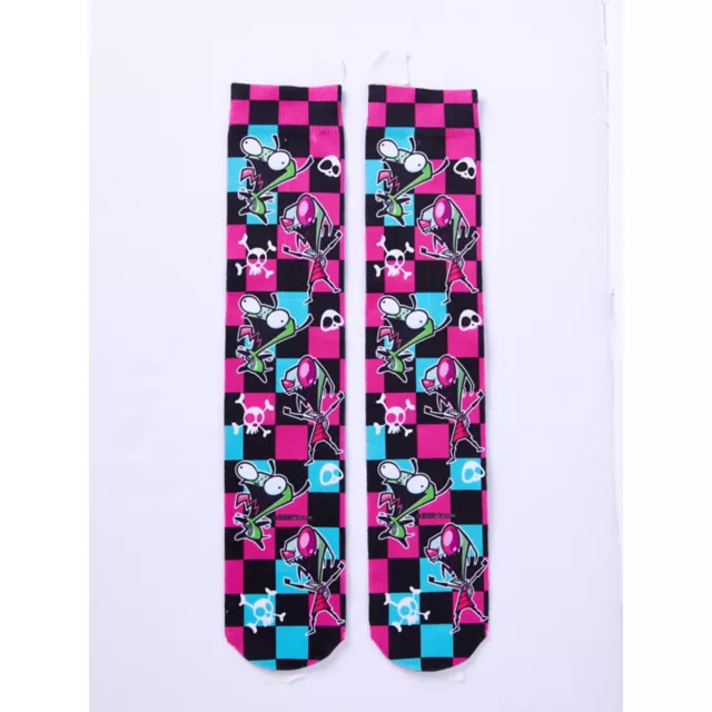 Multi-Pack Zim and GIR Crew Socks 2 Pair - Invader Zim at Spencer's