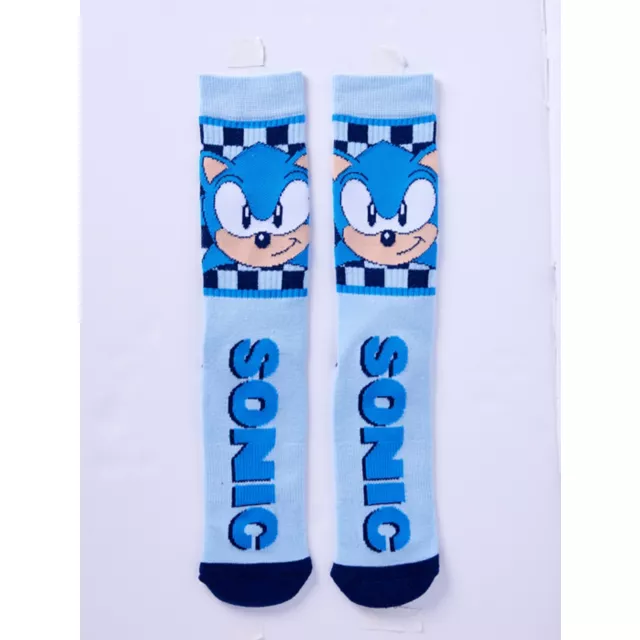 Multi-Pack Sonic Checkered Crew Socks 2 Pair - Sonic the Hedgehog at Spencer's