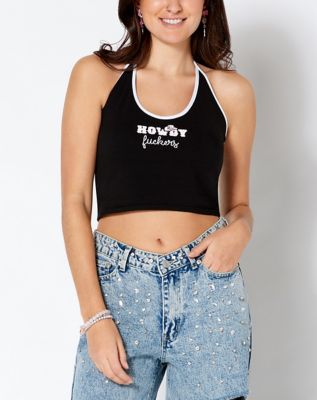 Howdy Fuckers Cropped Tank Top