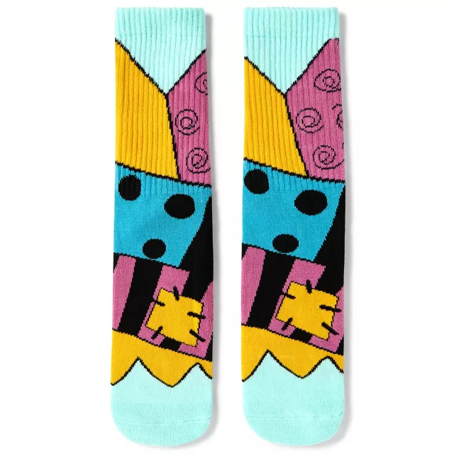 Multi-Pack Jack Skellington and Sally Crew Socks 2 Pack - The Nightmare Before Christmas at Spencer's
