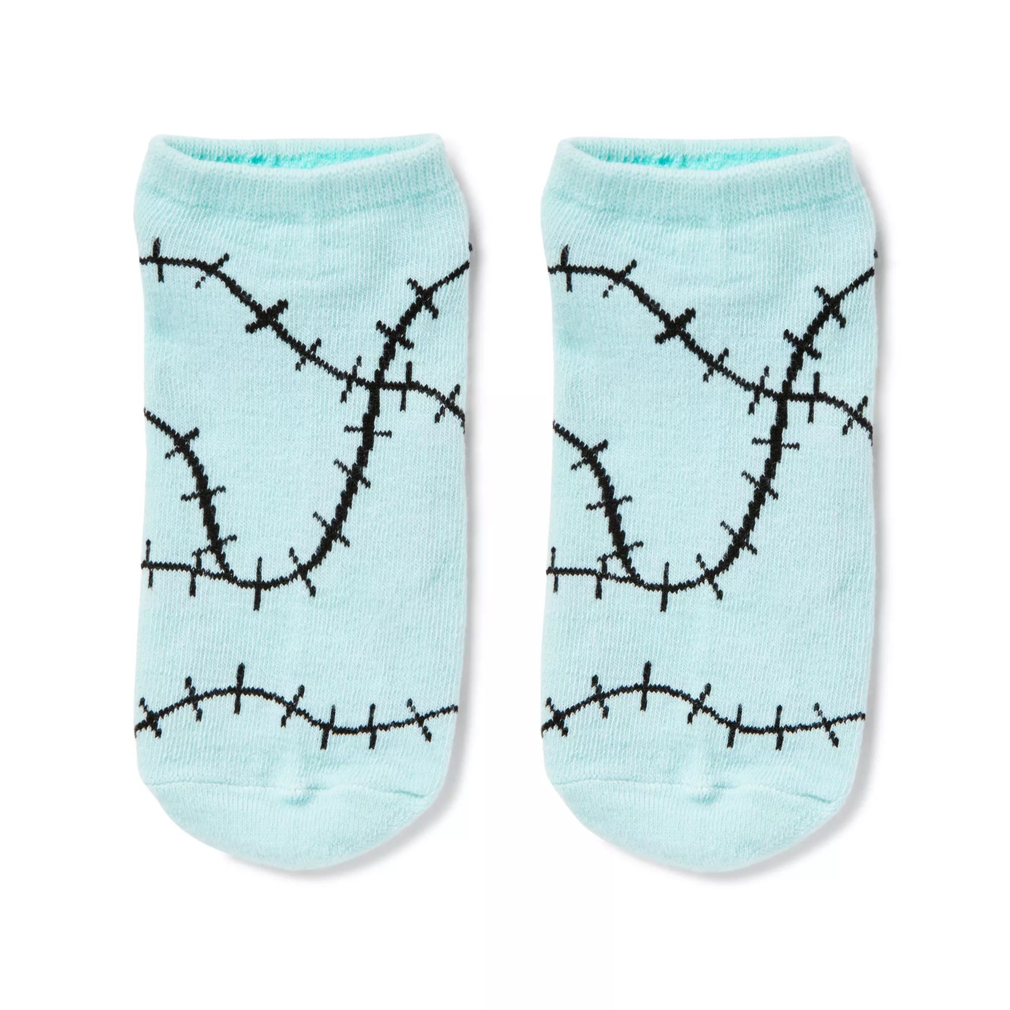 Multi-Pack Jack Skellington and Sally Romantic Ankle Socks 5 Pair - The Nightmare Before Christmas at Spencer's