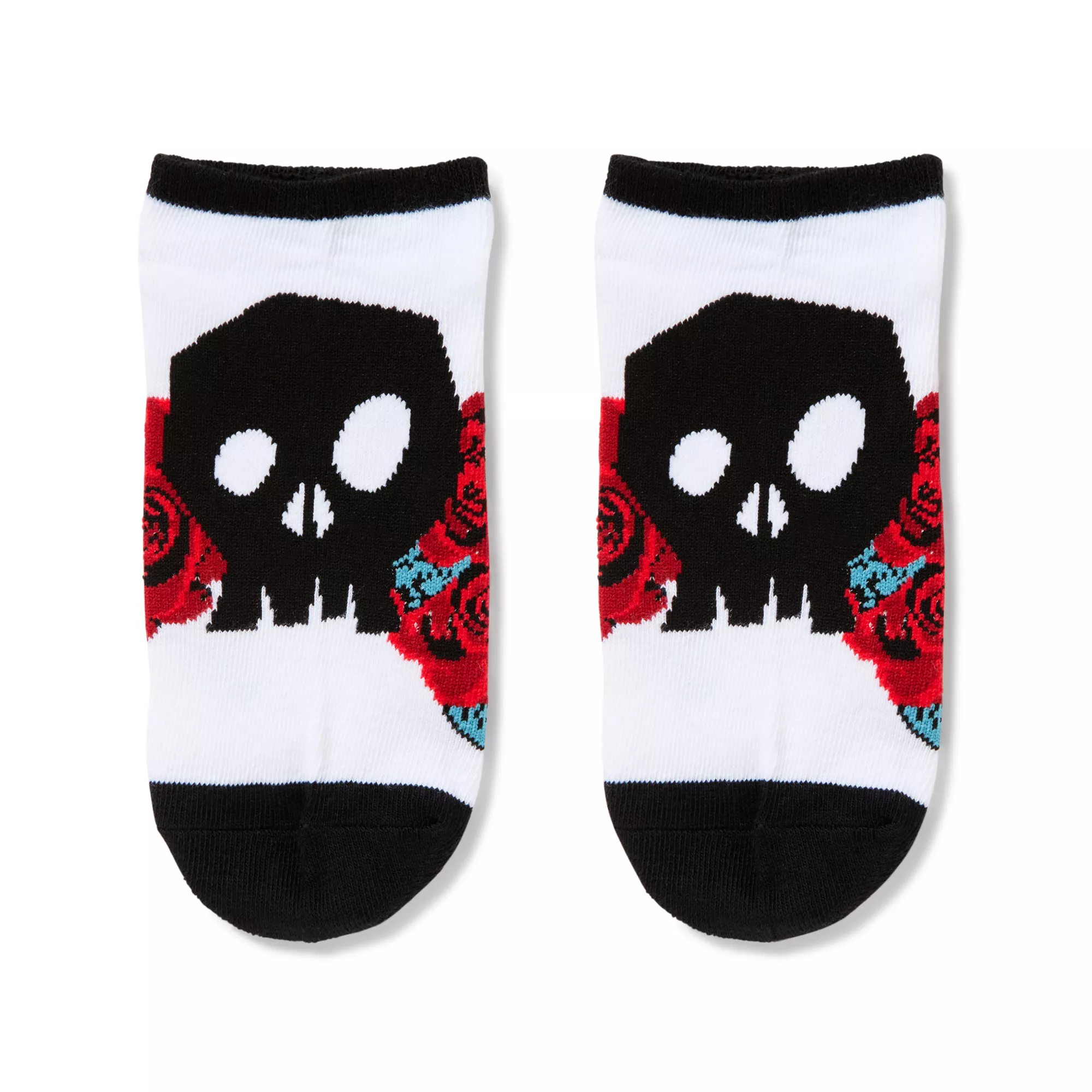 Multi-Pack Jack Skellington and Sally Romantic Ankle Socks 5 Pair - The Nightmare Before Christmas at Spencer's