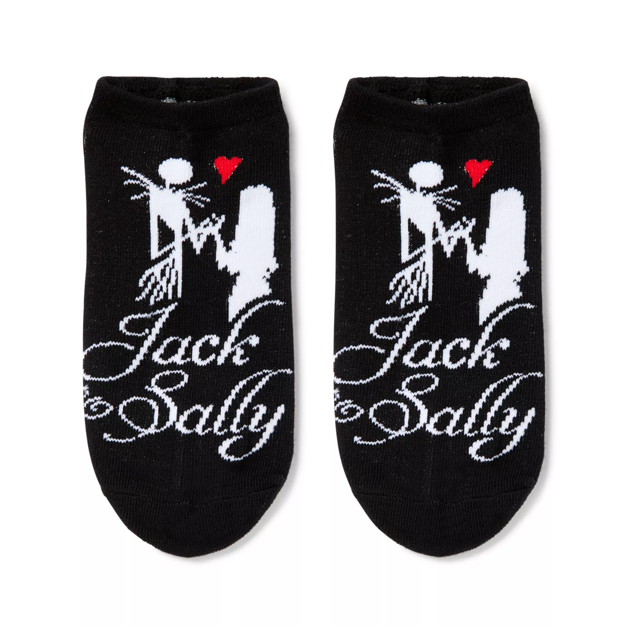 Multi-Pack Jack Skellington and Sally No Show Socks 5 Pack