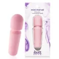 Pink Mini Marvel 8-Function Rechargeable Wand 4.5 Inch -  Hott Love at Spencer's