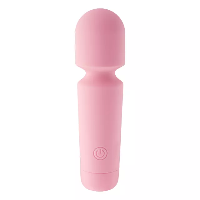 Pink Mini Marvel 8-Function Rechargeable Wand 4.5 Inch -  Hott Love
