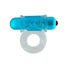 Blue Power Package Vibrating Cock Ring - Hott Love Extreme at Spencer's