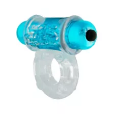 Blue Power Package Vibrating Cock Ring - Hott Love Extreme at Spencer's