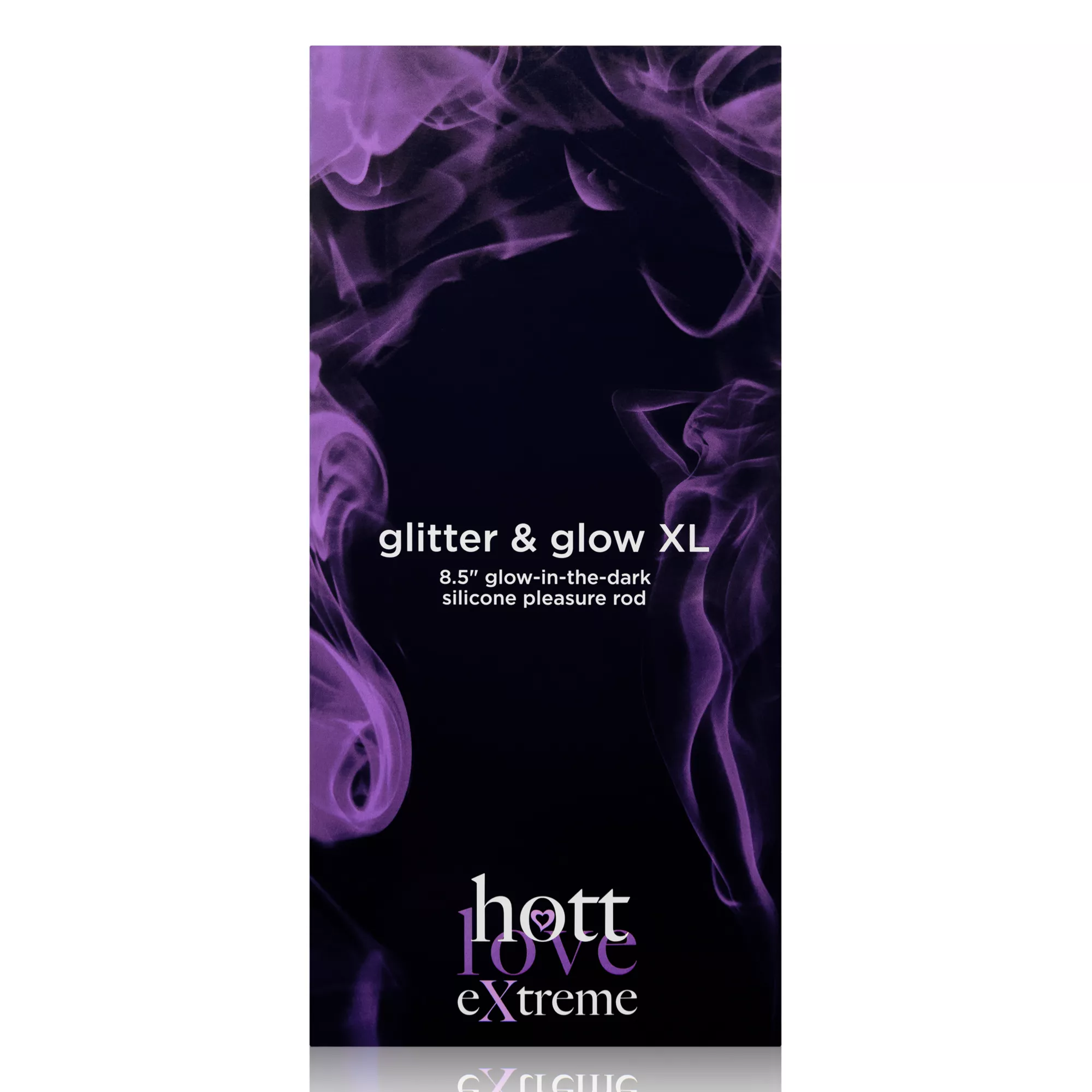Glow in the Dark Glitter and Glow Vibrating Dildo 8.5 Inch - Hott Love Extreme at Spencer's