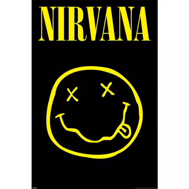 Nirvana Smiley Logo Poster at Spencer's
