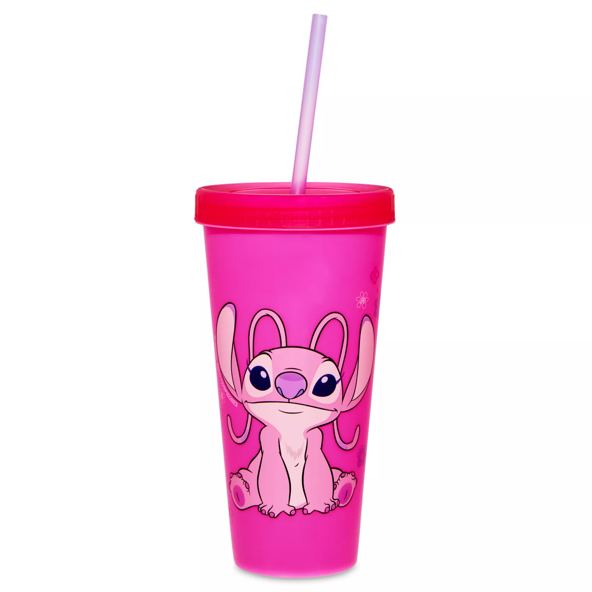 Pink Angel Color Changing Cup with Straw 24 oz. - Lilo & Stitch at Spencer's
