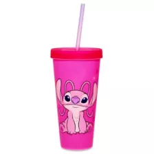 Pink Angel Color Changing Cup with Straw 24 oz. - Lilo & Stitch at Spencer's