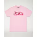 Barbie the Movie Logo T Shirt at Spencer's