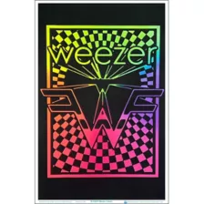 Weezer Logo Flocked Poster - Weezer at Spencer's