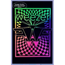 Weezer Logo Flocked Poster - Weezer at Spencer's