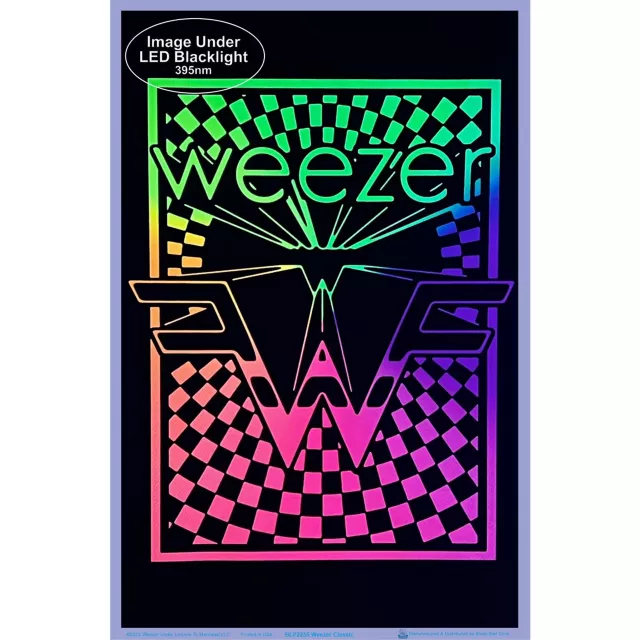 Weezer Logo Flocked Poster - Weezer at Spencer's