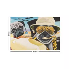 Driving Pugs Poster at Spencer's